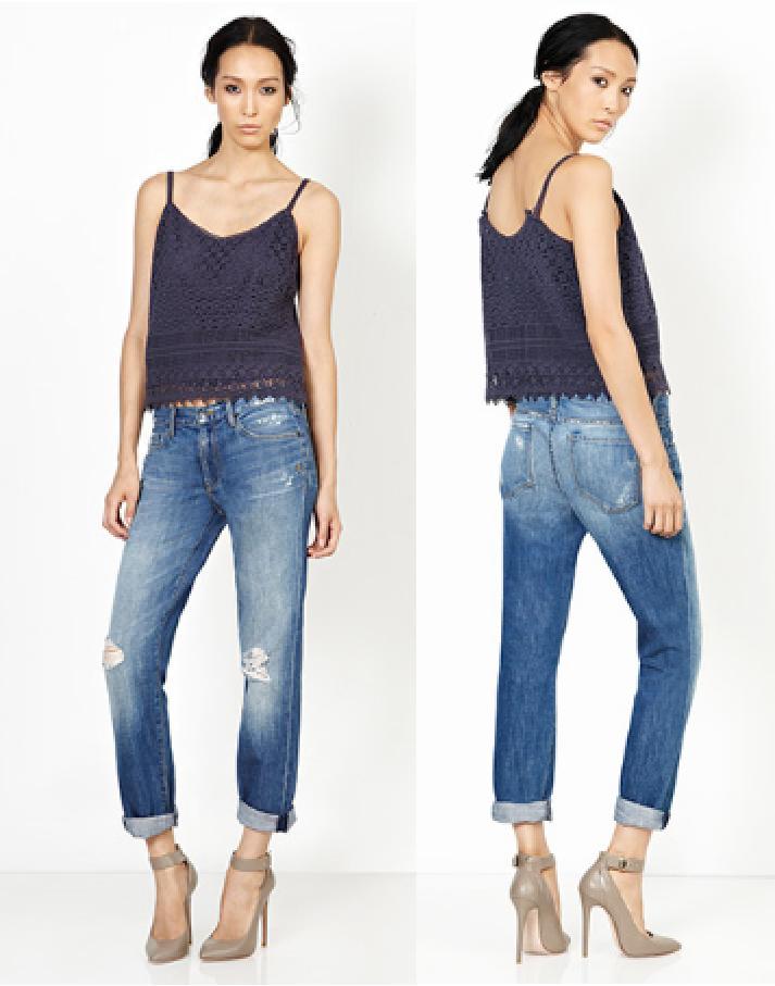 Alexa skinny straight crop by Genetic Denim available at Sachi
