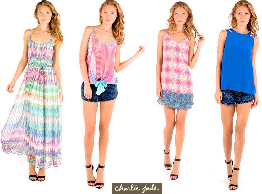 Eden maxi dress; Jaslyn top; Ella dress; Bea top