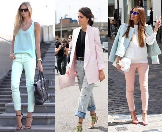 Bloggers and Fashion set in Pastel