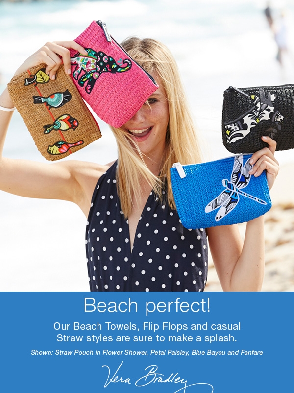 New Beach has arrived: flip flops, towels, cosmetic bags and more