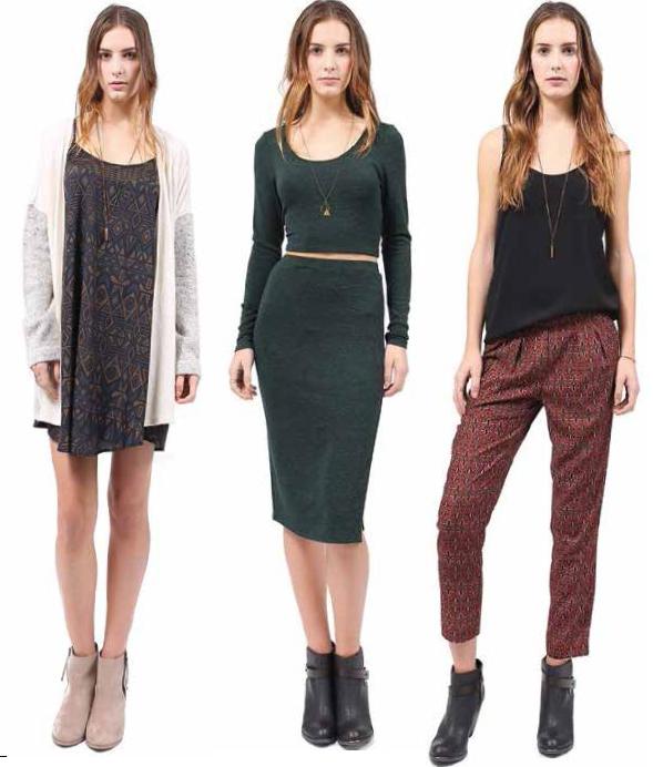 Gentle Fawn ivory cardigan; skirt set; printed pant